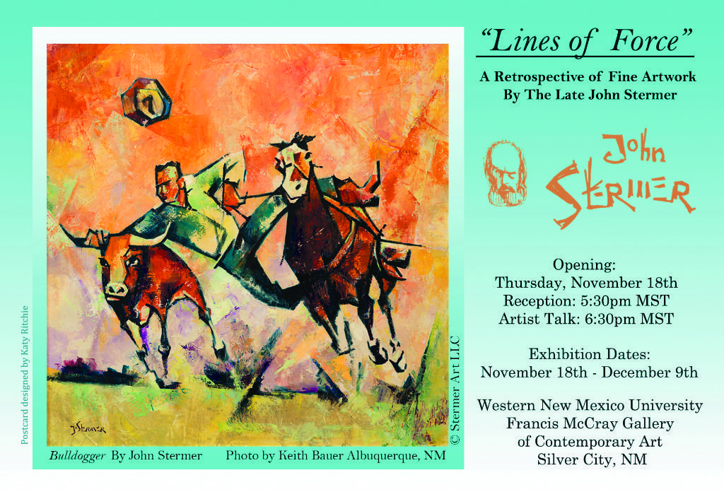 Lines of Force Exhibition Postcard
